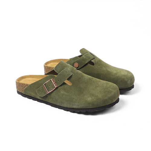 Boston Soft Footbed Suede Slides Comfort Women's Slippers