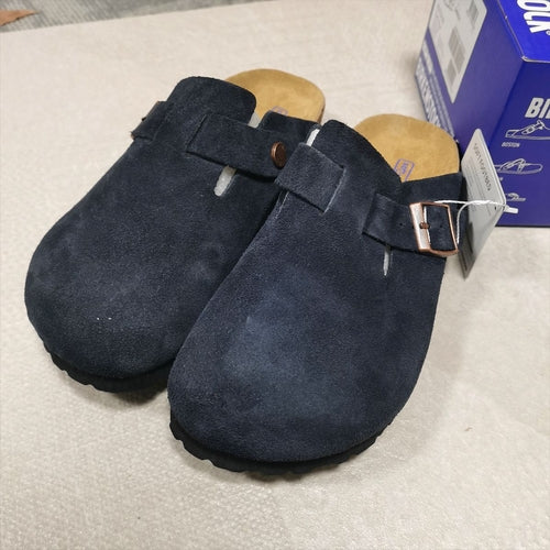 Boston Soft Footbed Suede Slides Comfort Women's Slippers