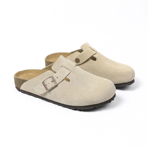 Boston Soft Footbed Suede Slides Comfort Women's Slippers